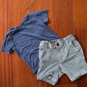Toddler boys summer shorts/shirt set